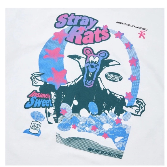 Stray Rats Cereal Tee size XL - Picture 3 of 6
